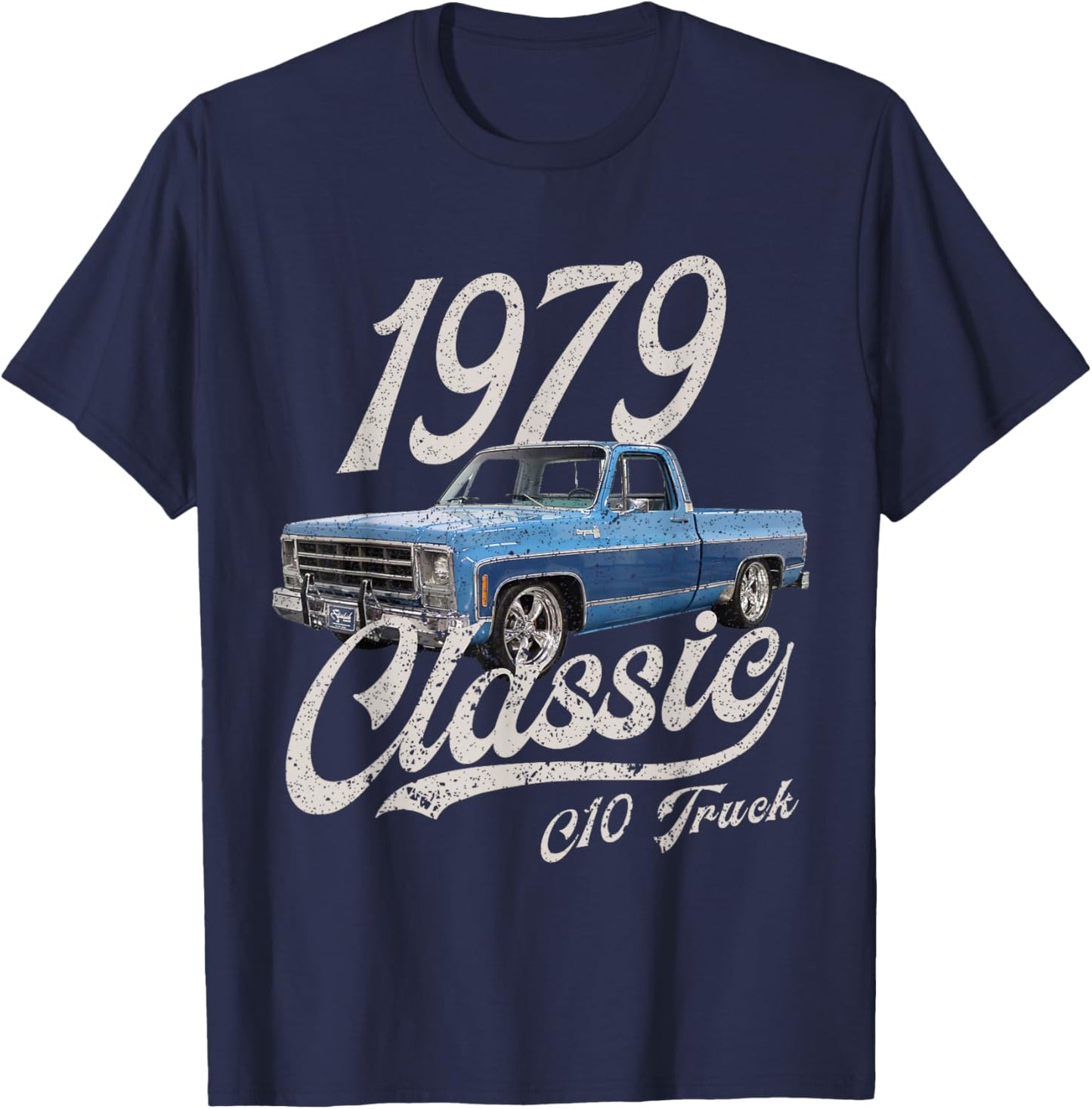 1979 79 C10 Truck T-Shirt - T-Shirt | Navy