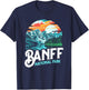 Banff National Park Lake Louise Canada Vintage Graphic T-Shirt - T-Shirt | Navy