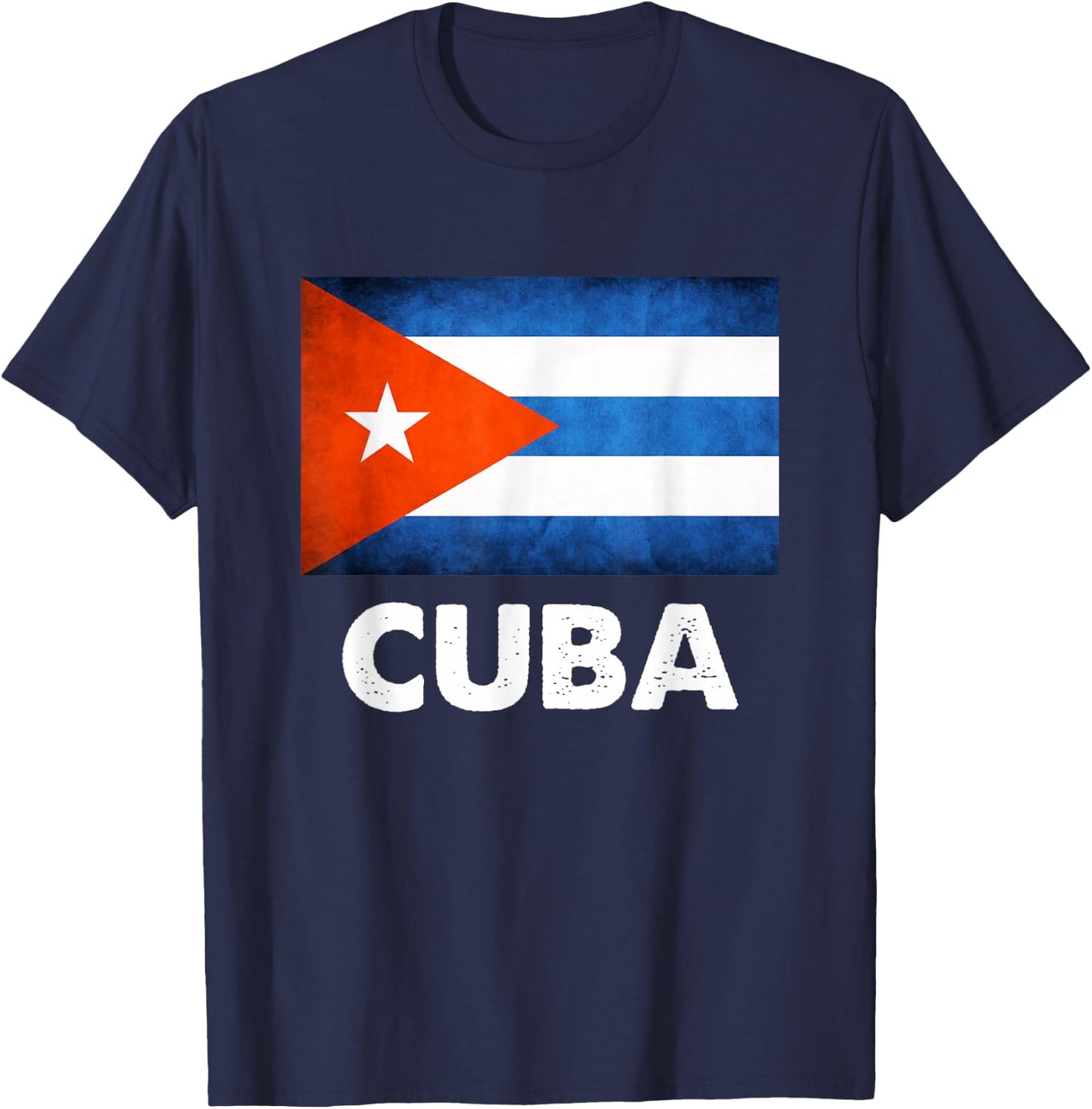 Cuba Flag T-Shirt - T-Shirt | Navy