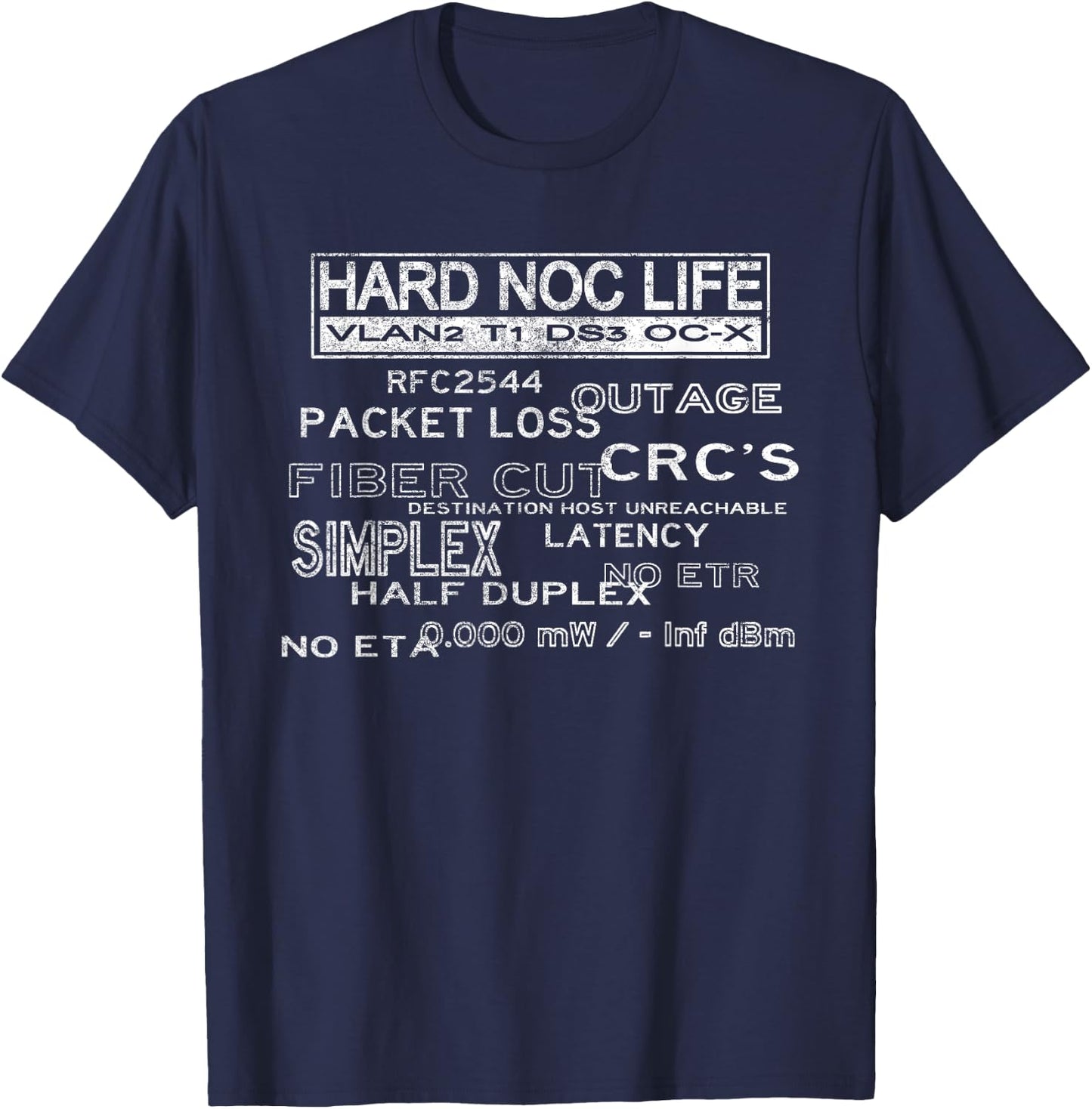 NOC Technician Network Engineer Position Gift - Technician T-Shirt - T-Shirt | Navy