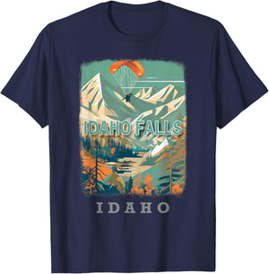 Idaho Falls Idaho ID Breathtaking Mountains SD859 T-Shirt - T-Shirt | Navy