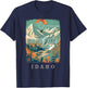 Idaho Falls Idaho ID Breathtaking Mountains SD859 T-Shirt - T-Shirt | Navy