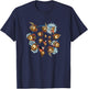 Disney Moana Kakamora Pirates Tribe Swirl Big Chest Poster T-Shirt - T-Shirt | Navy