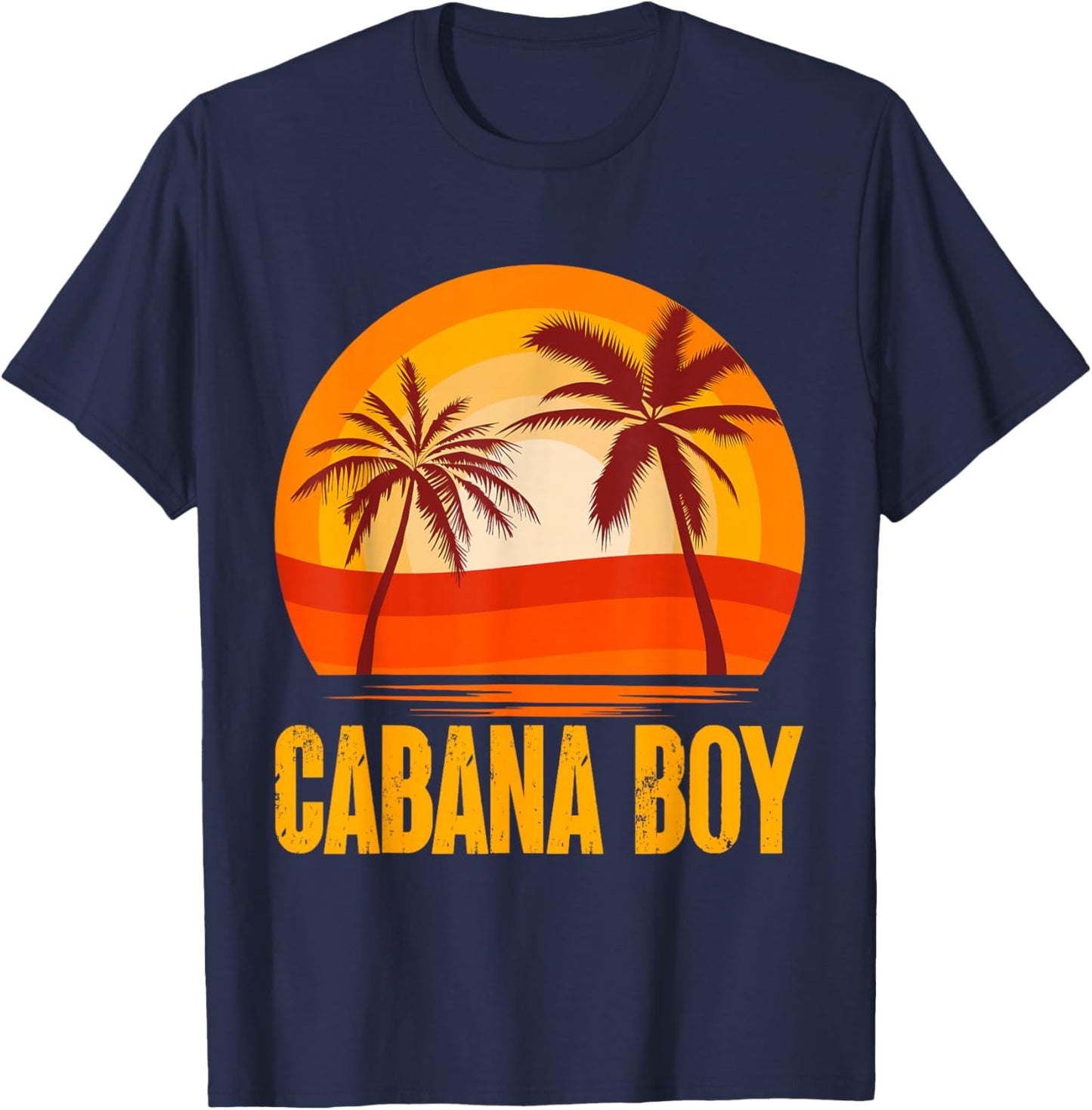 Cabana Boy Beach Bartender Cabana Boy T-Shirt - T-Shirt | Navy