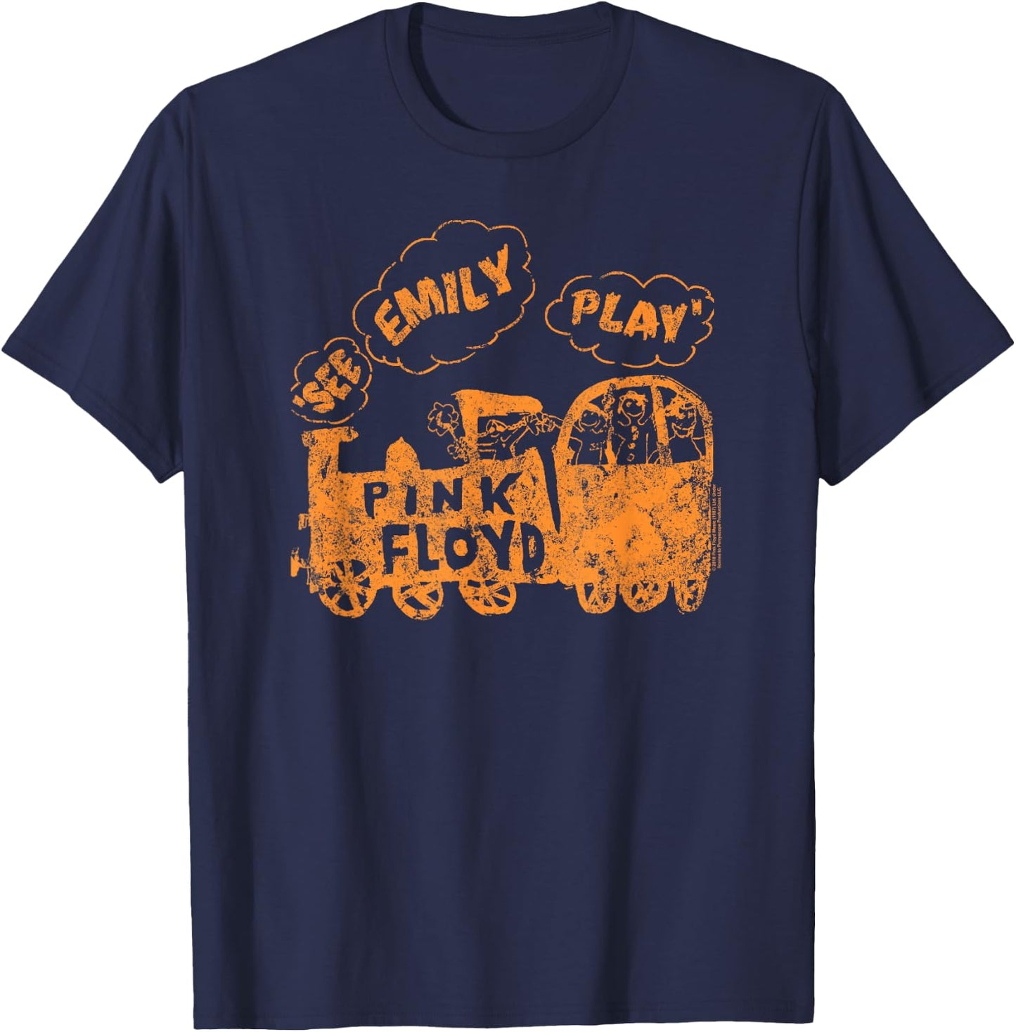Pink Floyd See Emily Play T-Shirt - T-Shirt | Navy