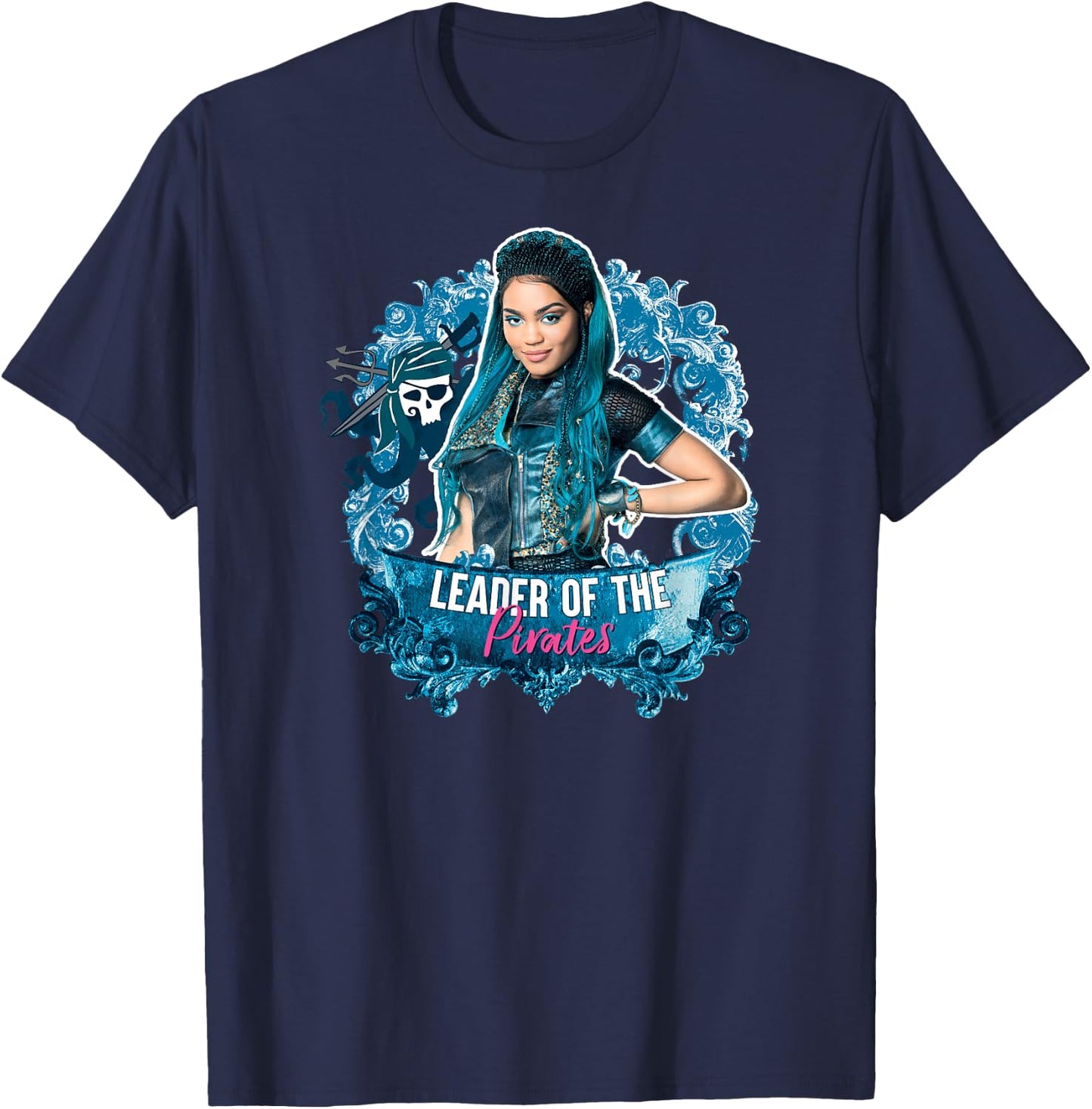 Descendants 3 Leader of The Pirates T-Shirt - T-Shirt | Navy