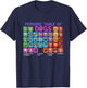 Periodic Table of Dogs Pet Puppy Science Dog Lover Dog Owner Men Women Girls Kids T-Shirt - T-Shirt | Navy