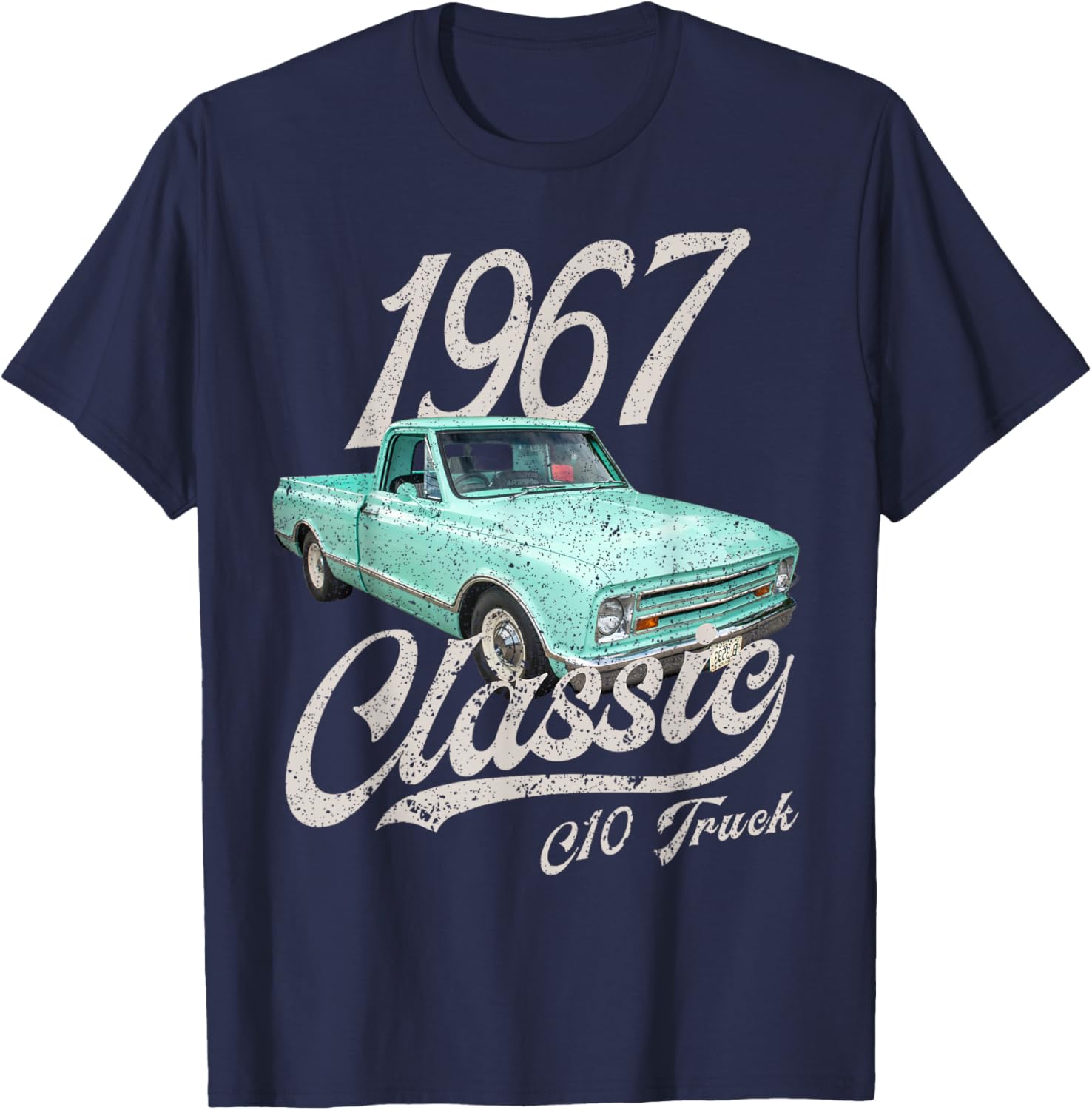1967 67 C10 Truck T-Shirt - T-Shirt | Navy