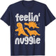 Dinosaur Chicken Nugget Lover Unique Dino Style T-Shirt - T-Shirt | Navy