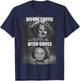 Child's Play Chucky Before Coffee After Coffee T-Shirt - T-Shirt | Navy
