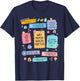 Mental Health Matters Human Brain Illness Awareness Reasons T-Shirt - T-Shirt | Navy