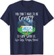 You Don't Have To Be Crazy To Camp With Us Funny Gift T-Shirt - T-Shirt | Navy