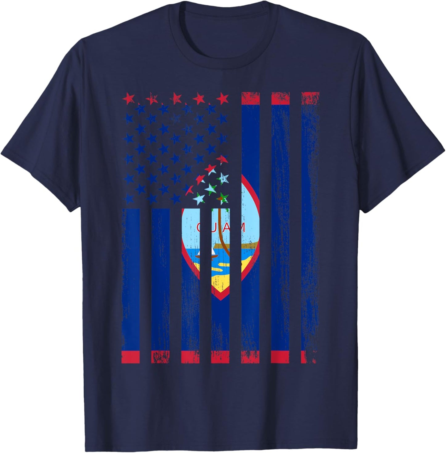 Guam & USA T-Shirt - T-Shirt | Navy