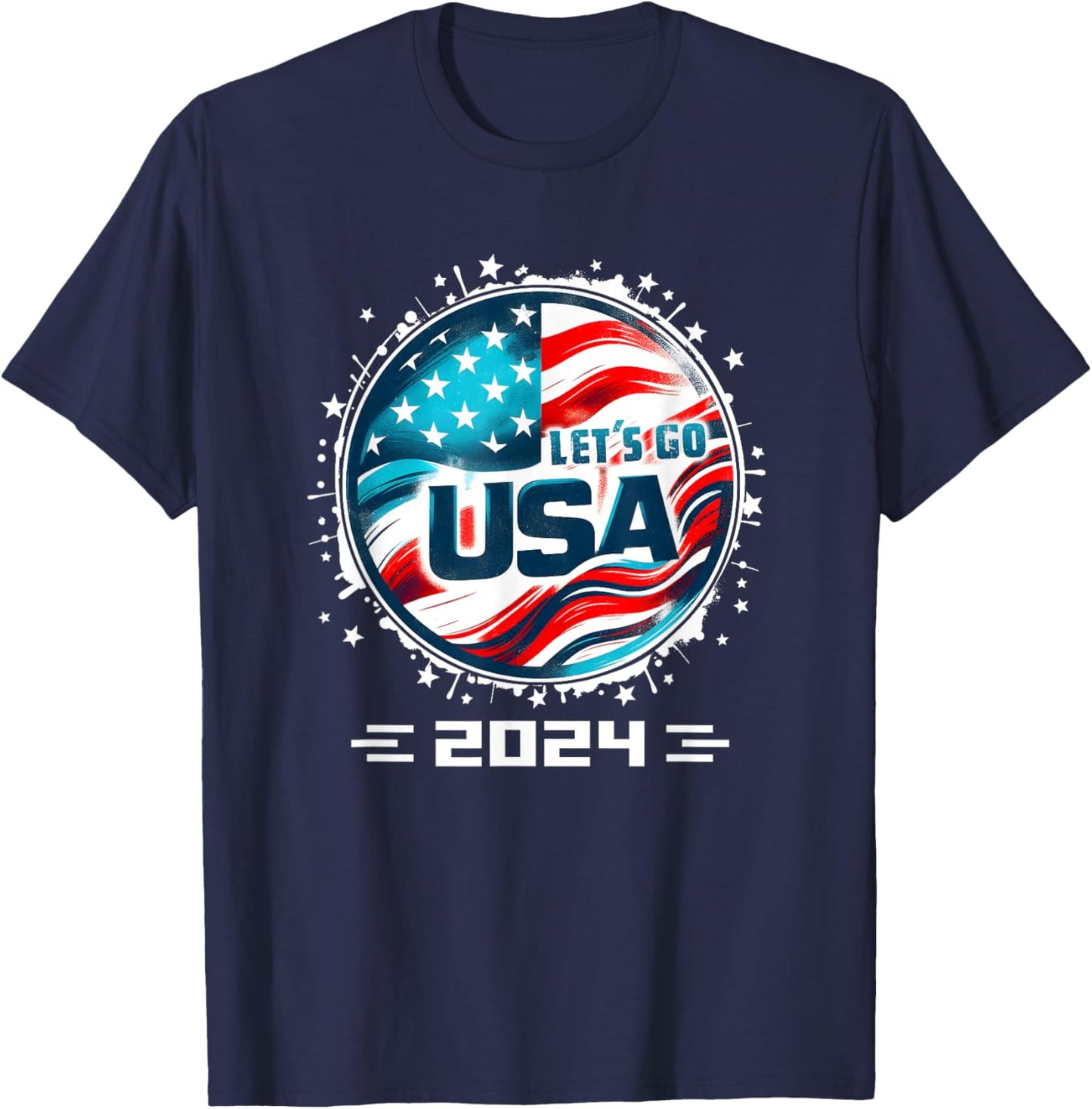 USA 2024 Go United States Sport USA Team 2024 USA T-Shirt - T-Shirt | Navy