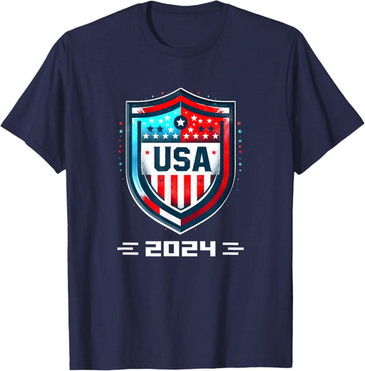 USA 2024 Go United States Sport USA Team 2024 USA T-Shirt - T-Shirt | Navy