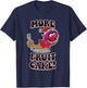 Disney The Muppets Christmas Animal More Fruit Cake! Poster T-Shirt - T-Shirt | Navy