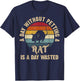 I Like Rat Funny Rat lover vintage animal pet cute T-Shirt - T-Shirt | Navy