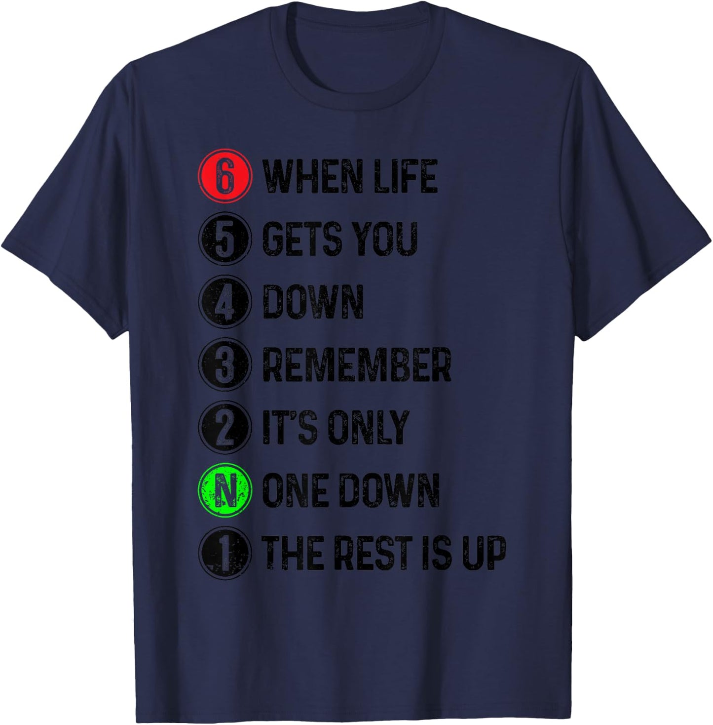 Motorbike Gears Biker Motocross Motorcyclist Gift T-Shirt - T-Shirt | Navy