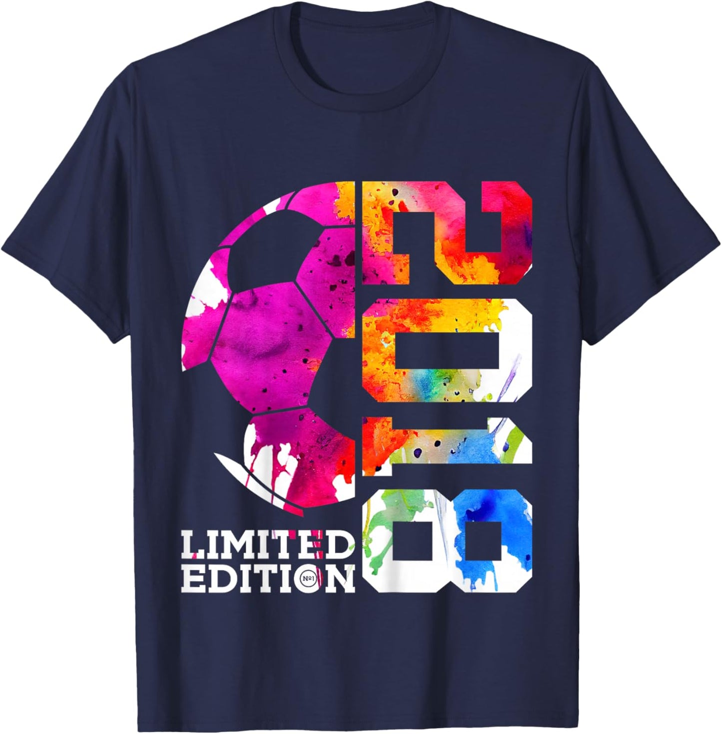 Kids 7th BIRTHDAY SOCCER LIMITED EDITION 2018 T-Shirt - T-Shirt | Navy