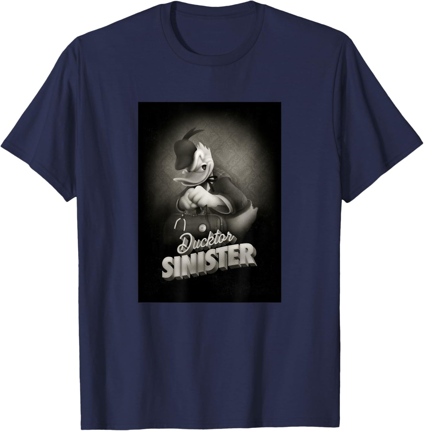Disney Mickey And Friends Halloween Ducktor Sinister Donald T-Shirt - T-Shirt | Navy