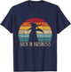 Vintage Plague Doctor Back In Business Retro T-Shirt - T-Shirt | Navy