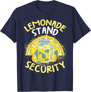 Summer Fun Lemonade Stand Security Boss Lemonade Crew T-Shirt - T-Shirt | Navy
