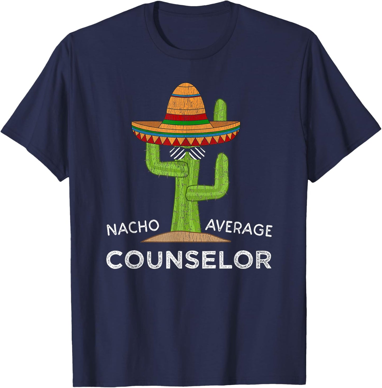 Fun Hilarious Funny School Counselor T-Shirt - T-Shirt | Navy