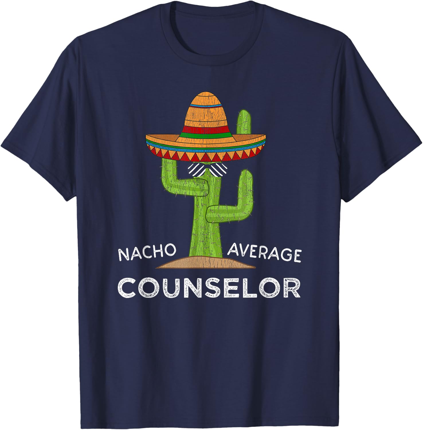 Fun Hilarious Funny School Counselor T-Shirt - T-Shirt | Navy