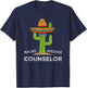 Fun Hilarious Funny School Counselor T-Shirt - T-Shirt | Navy