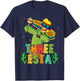 Mexican Themed Party 3rd Birthday Three Esta T-Shirt - T-Shirt | Navy