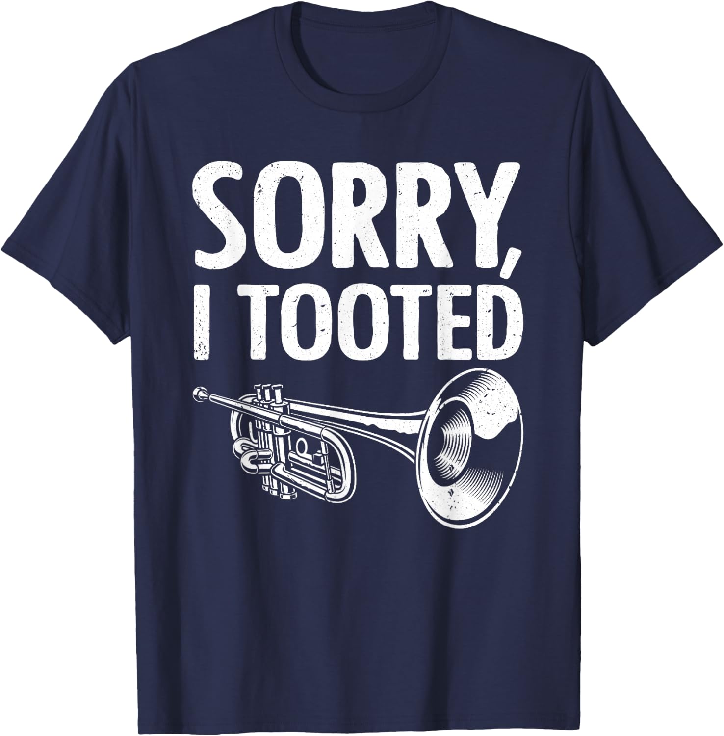 Funny Trumpet Player Design Women Trumpet Trumpeter T-Shirt - T-Shirt | Navy