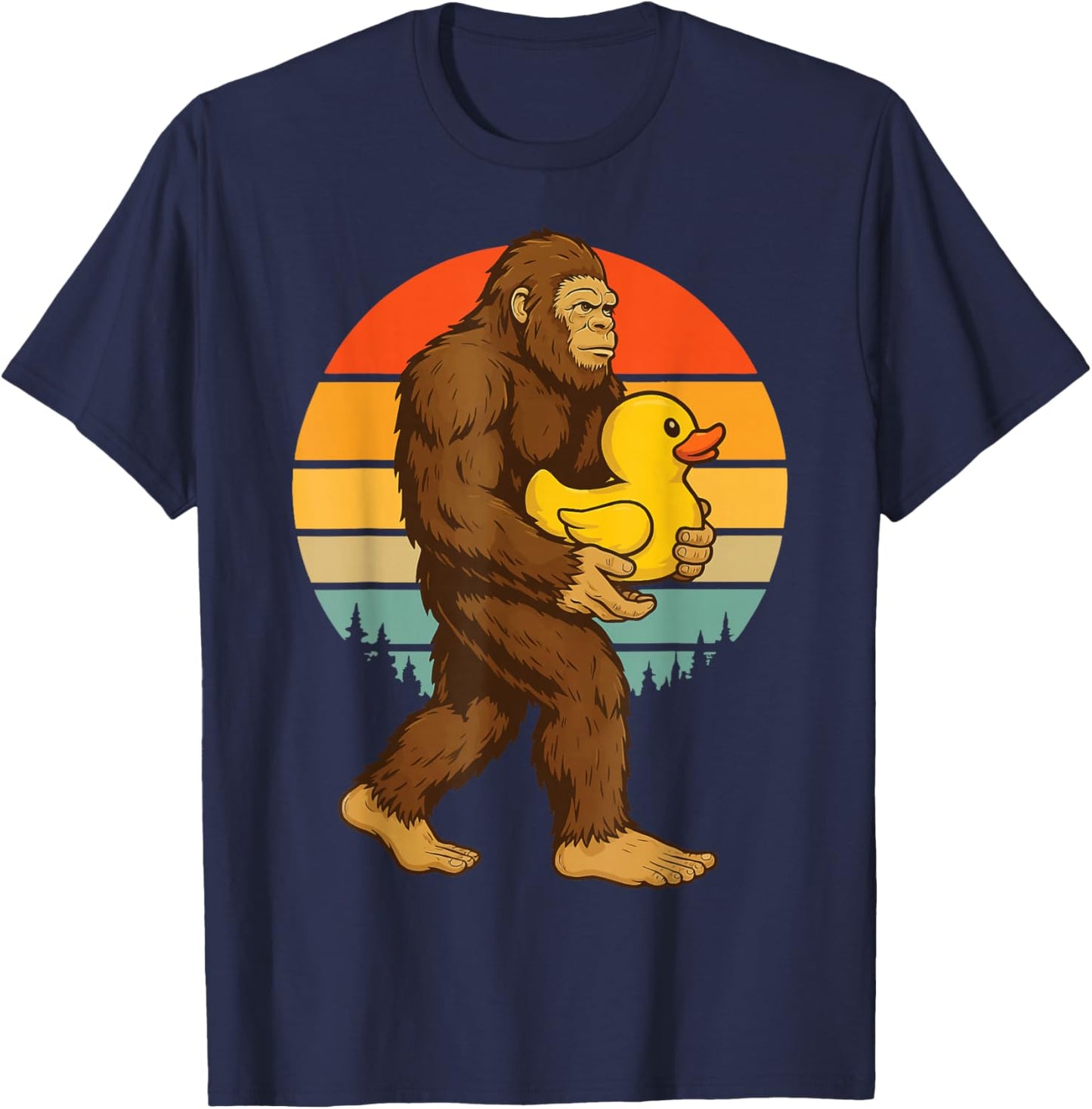 Bigfoot Rubber Duck T-Shirt - T-Shirt | Navy