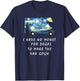 Van Gogh Road Trip T Shirt Funny Caravan Camping Gift T-Shirt - T-Shirt | Navy