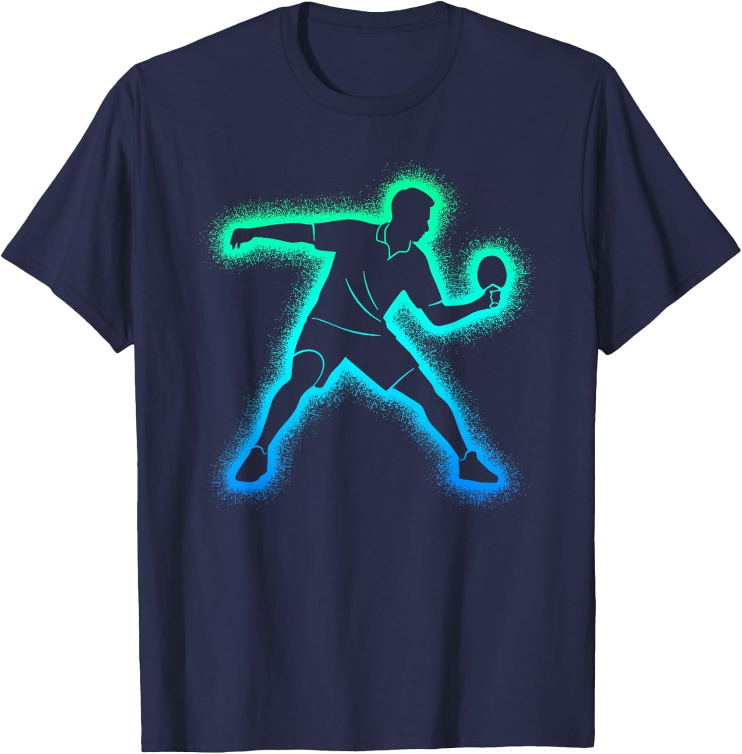 Tischtennis Spieler Herren Kinder Tischtennisspieler Jungen T-Shirt - T-Shirt | Navy