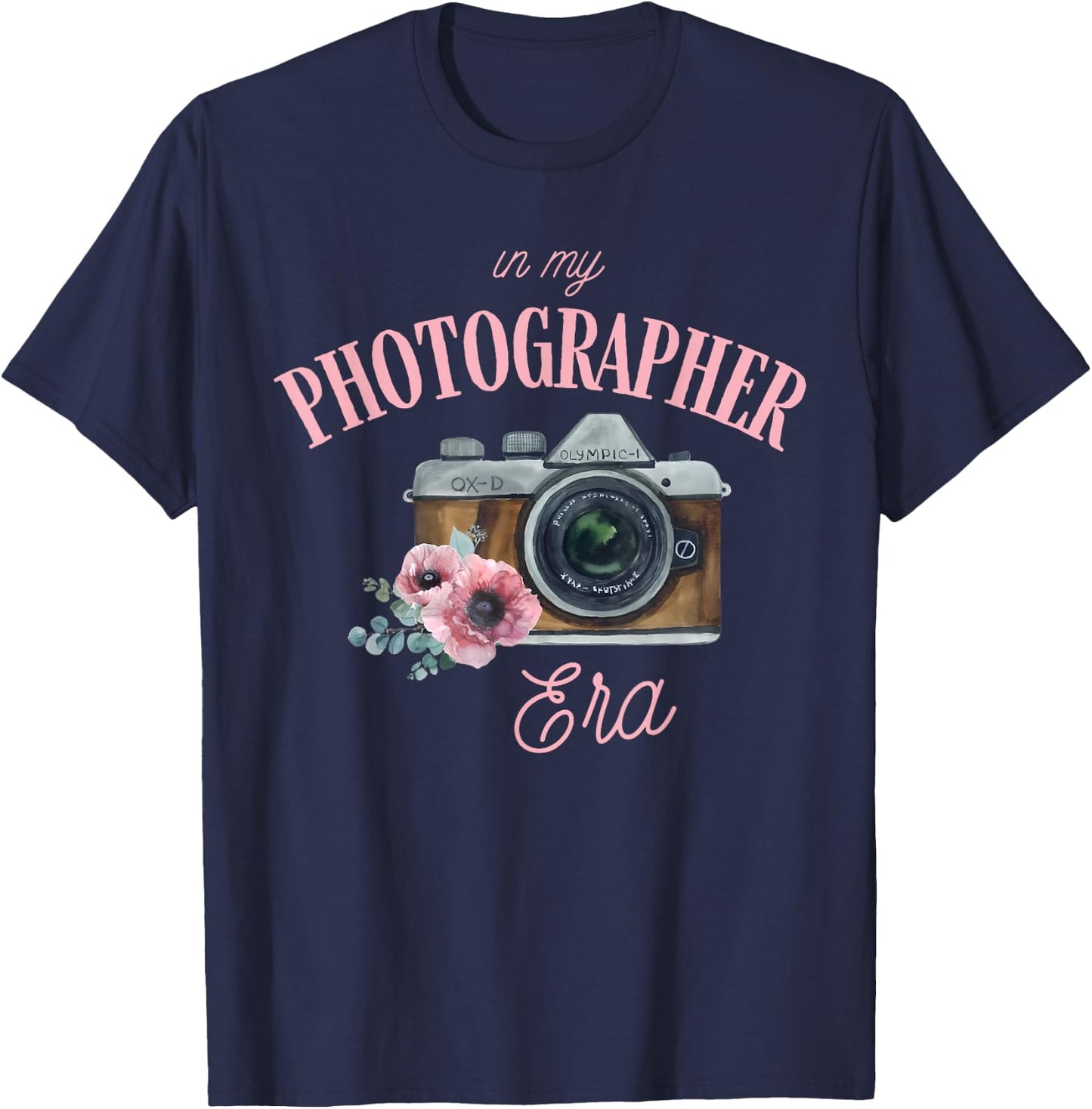 In My Photographer Era Apparel T-Shirt - T-Shirt | Navy