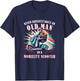Funny Classic Old Man Mobility Scooter Rider T-Shirt - T-Shirt | Navy