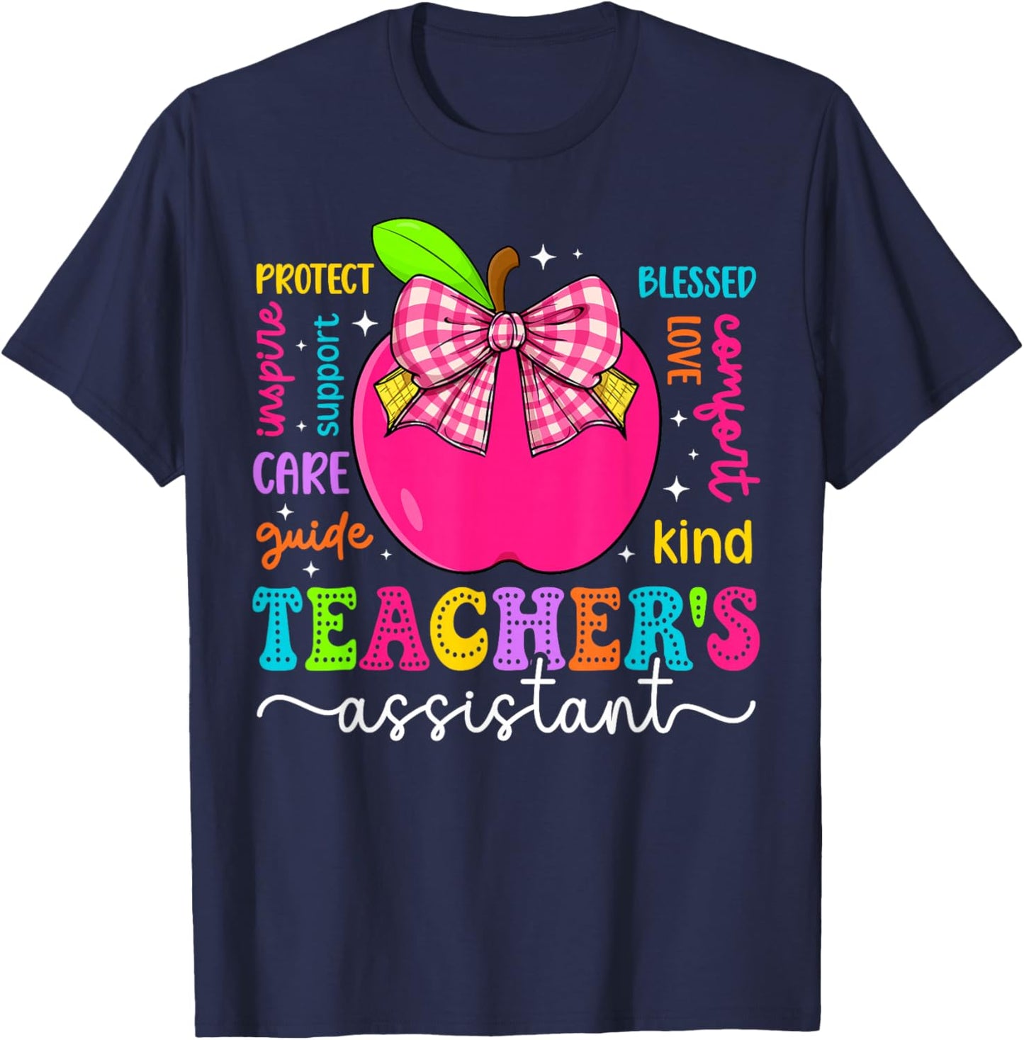 Teacher's Assistant Teaching Assistant Teacher Assistant T-Shirt - T-Shirt | Navy