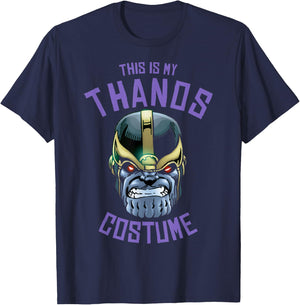 Marvel Thanos This is My Costume Halloween T-Shirt - T-Shirt | Navy