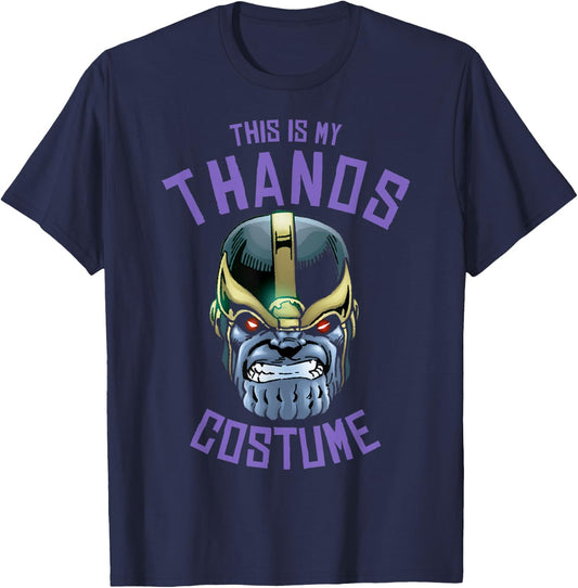 Marvel Thanos This is My Costume Halloween T-Shirt - T-Shirt | Navy