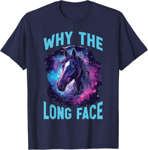 Why The Long Face T-Shirt - T-Shirt | Navy