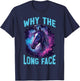 Why The Long Face T-Shirt - T-Shirt | Navy