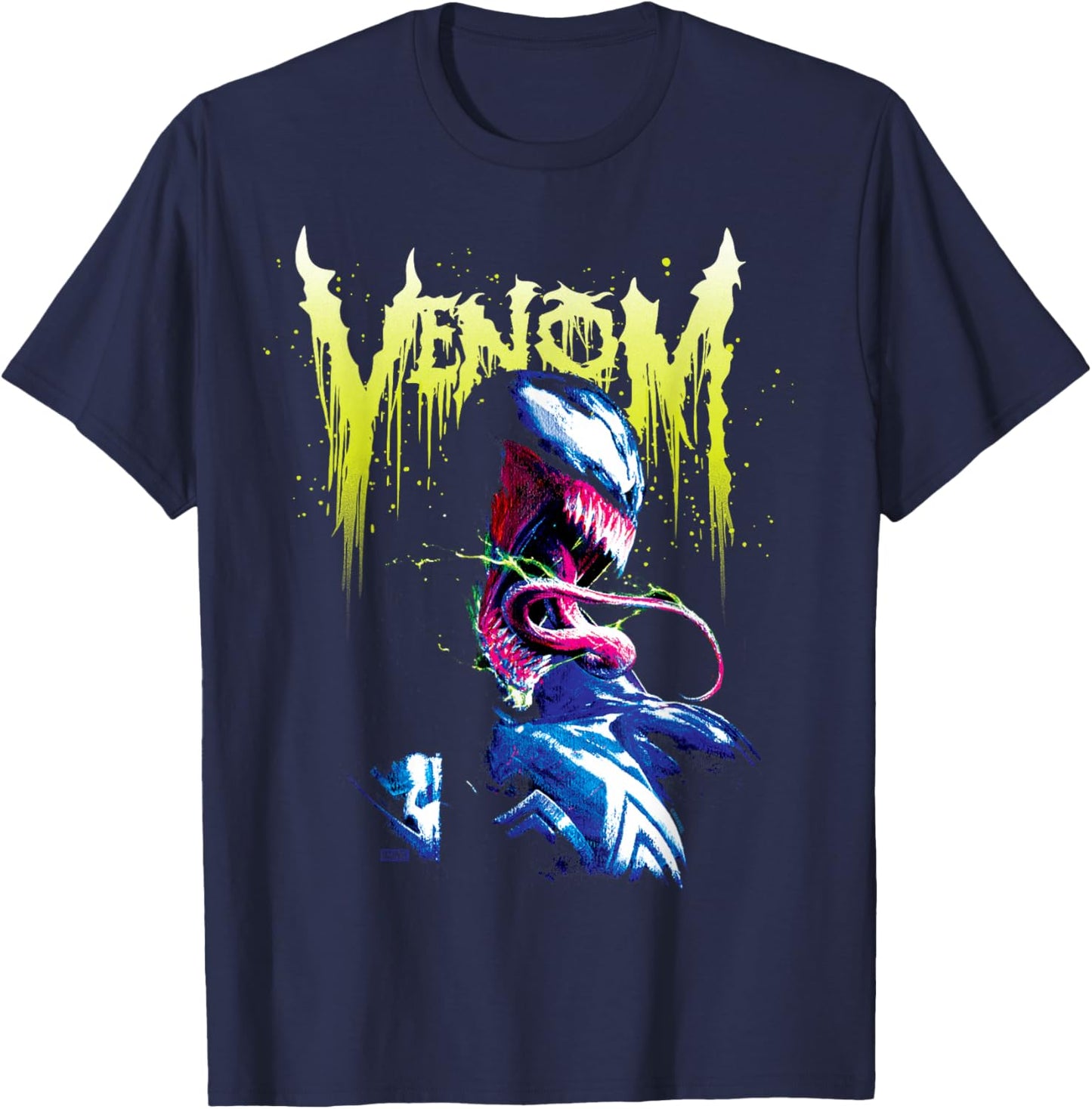 Venom - Drip T-Shirt - T-Shirt | Navy