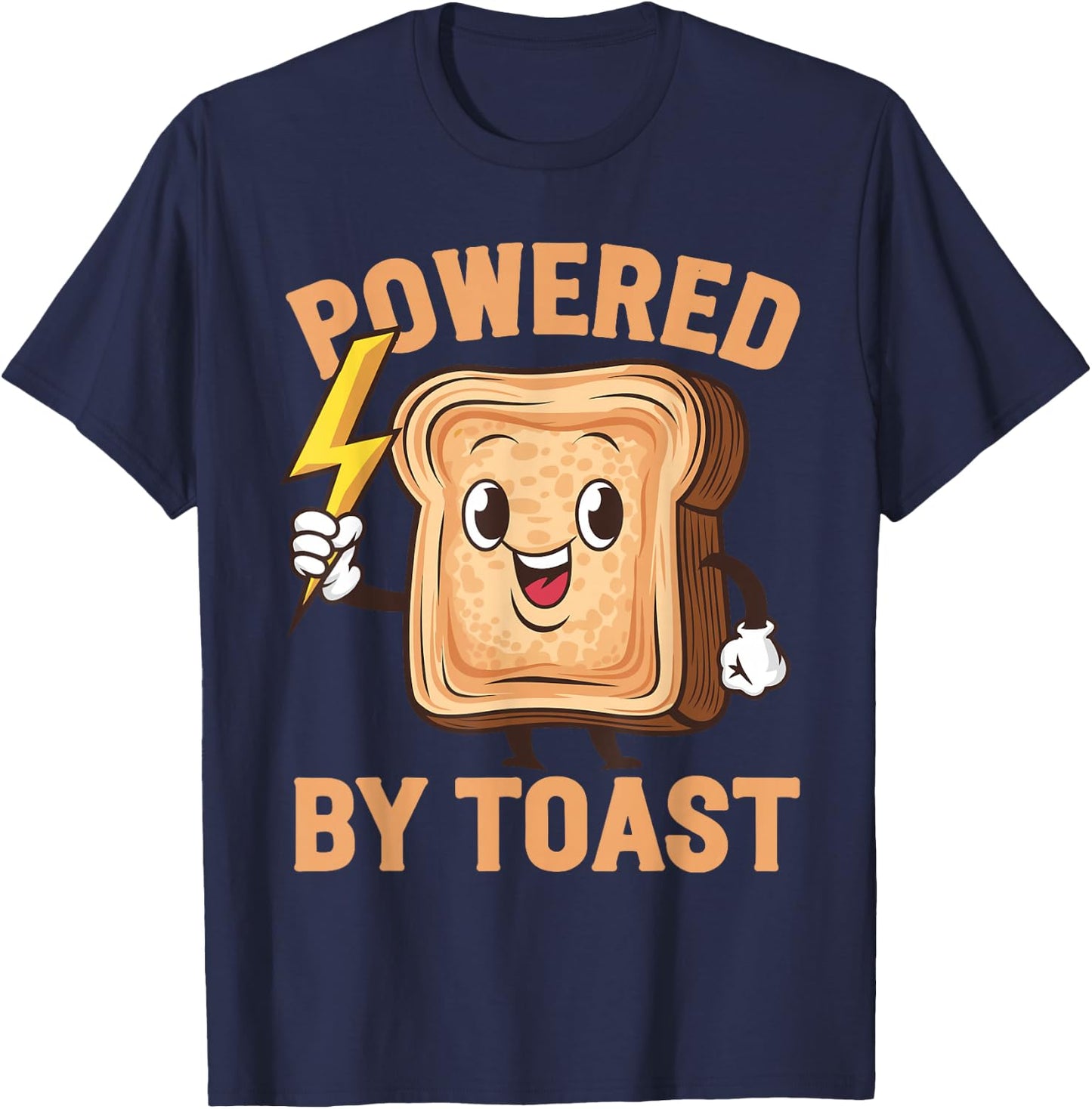 Powered By Toast T-Shirt - T-Shirt | Navy