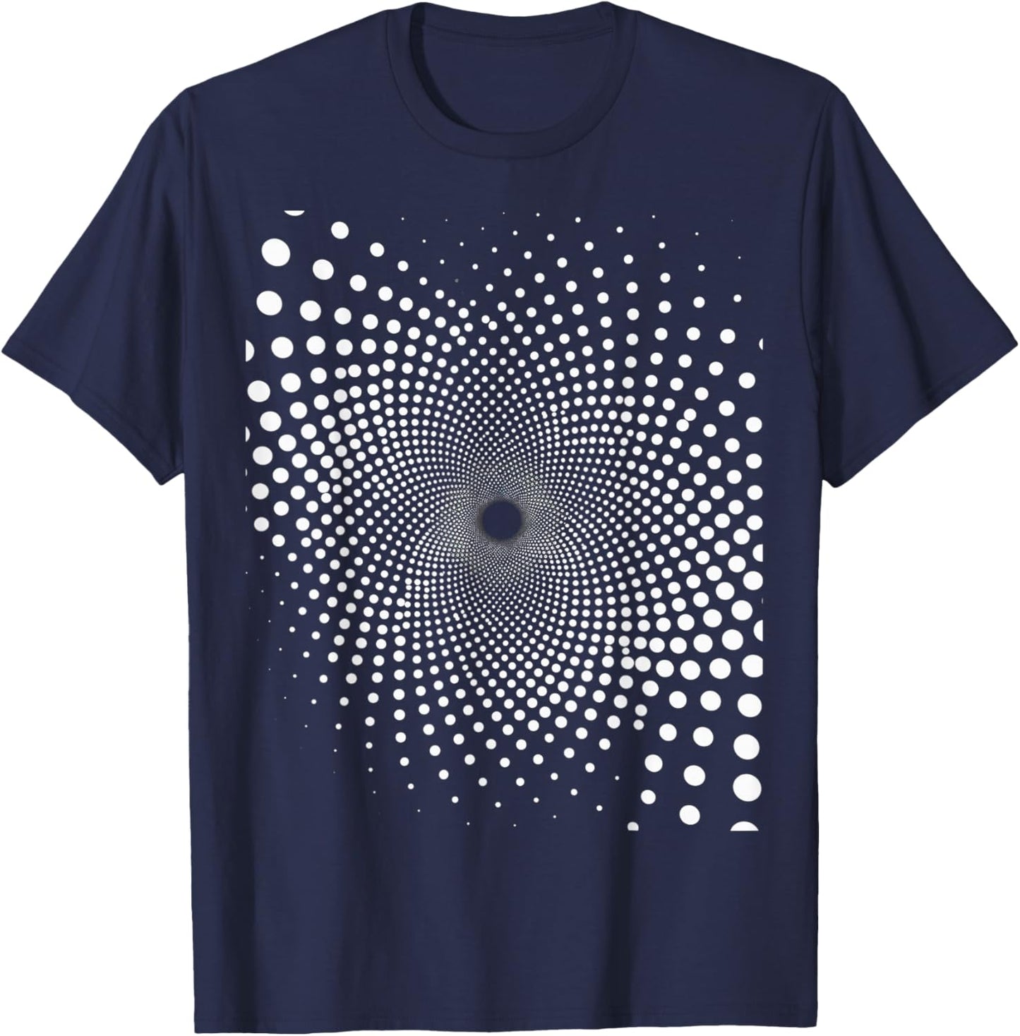 Optical Illusion T-Shirt - T-Shirt | Navy
