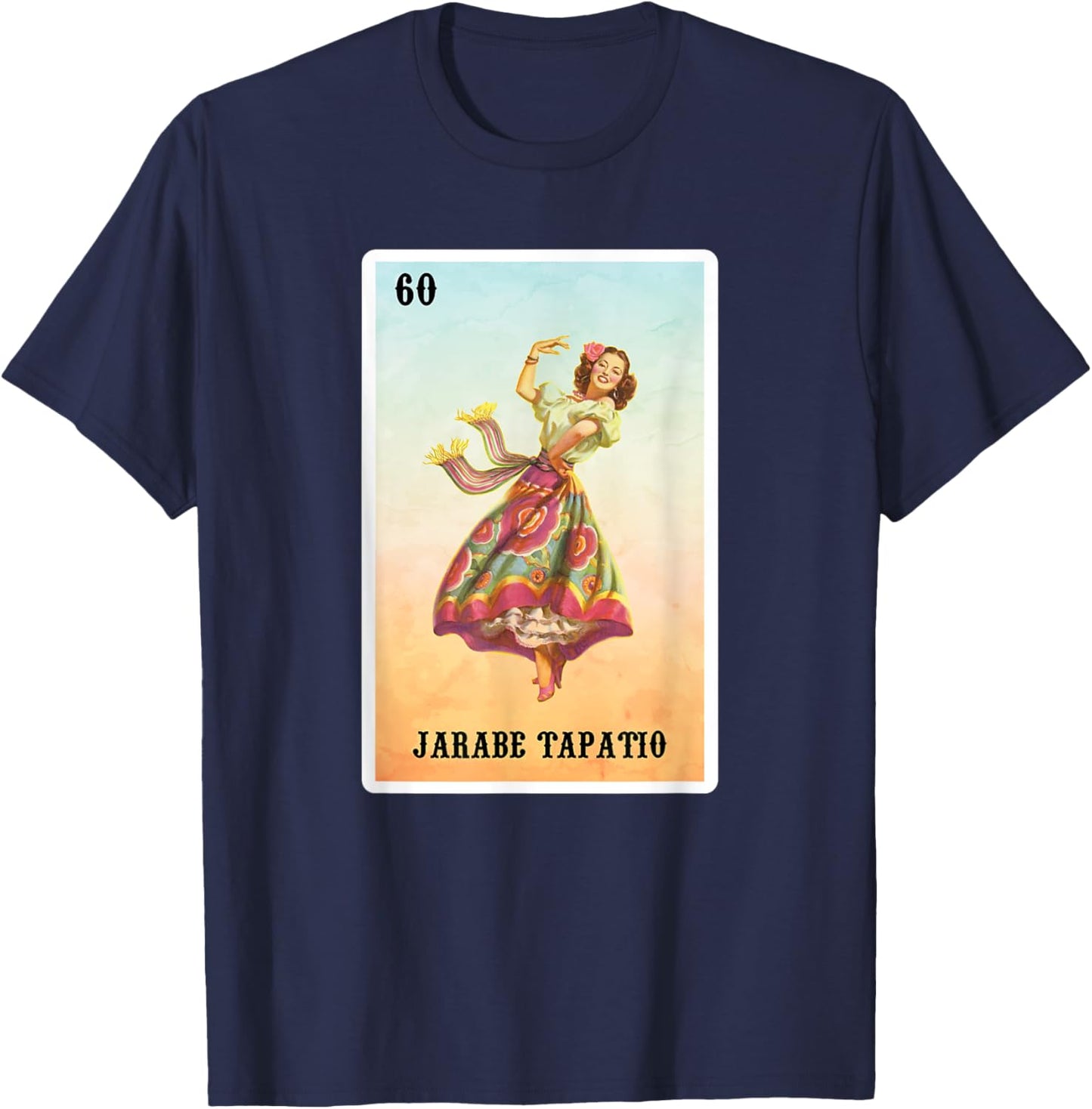 Vintage Mexican Jarabe Tapatio - Mexico Hat Dance T-Shirt - T-Shirt | Navy