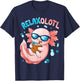 Relaxolotl Funny Axolotl Relax T-Shirt - T-Shirt | Navy