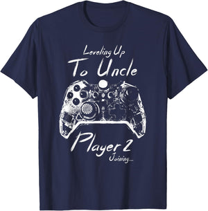 Promoted Uncle Est. 2024 Soon To Be Uncle T-Shirt - T-Shirt | Navy