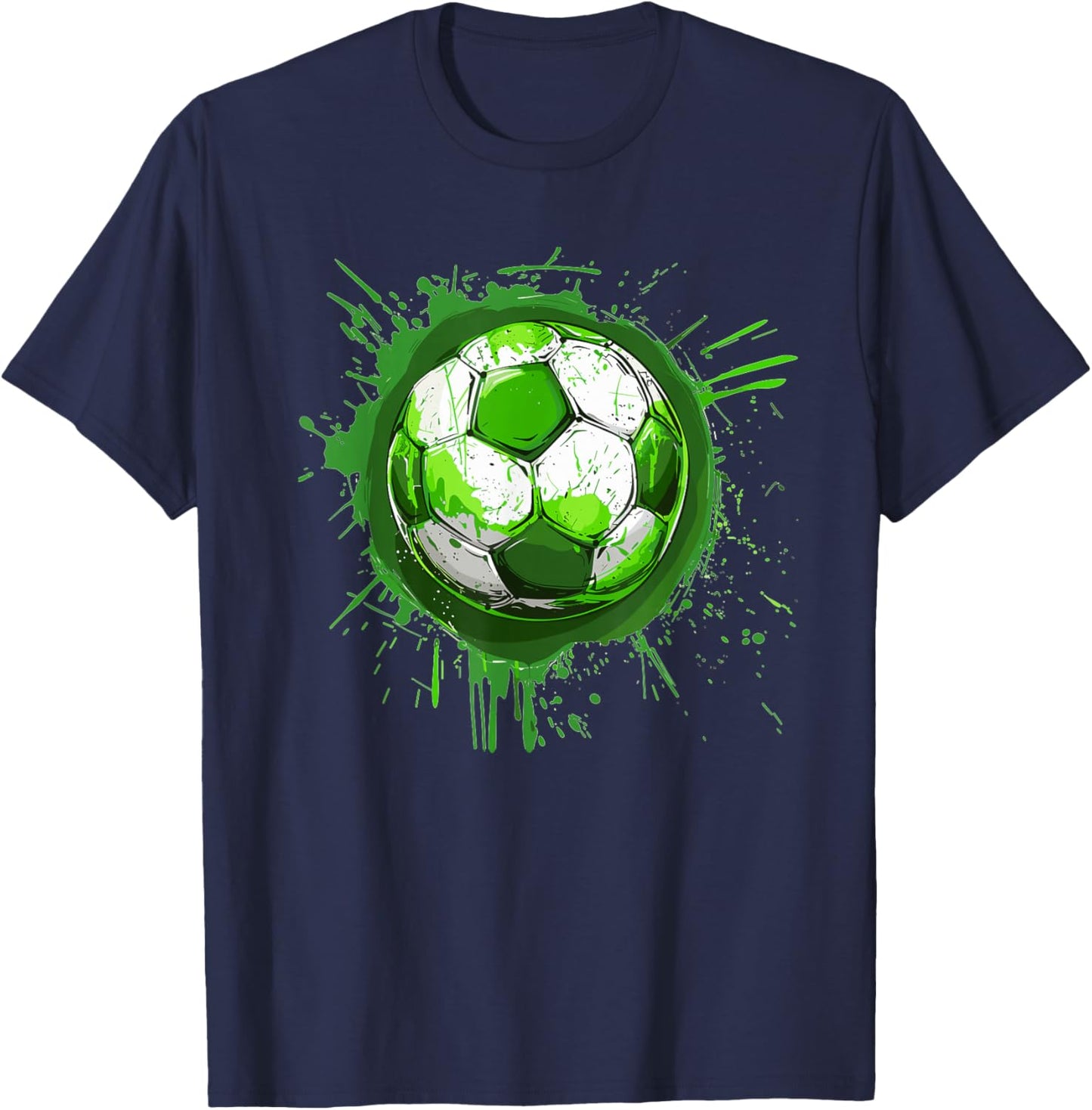 Aesthetic Soccer T-Shirt - T-Shirt | Navy