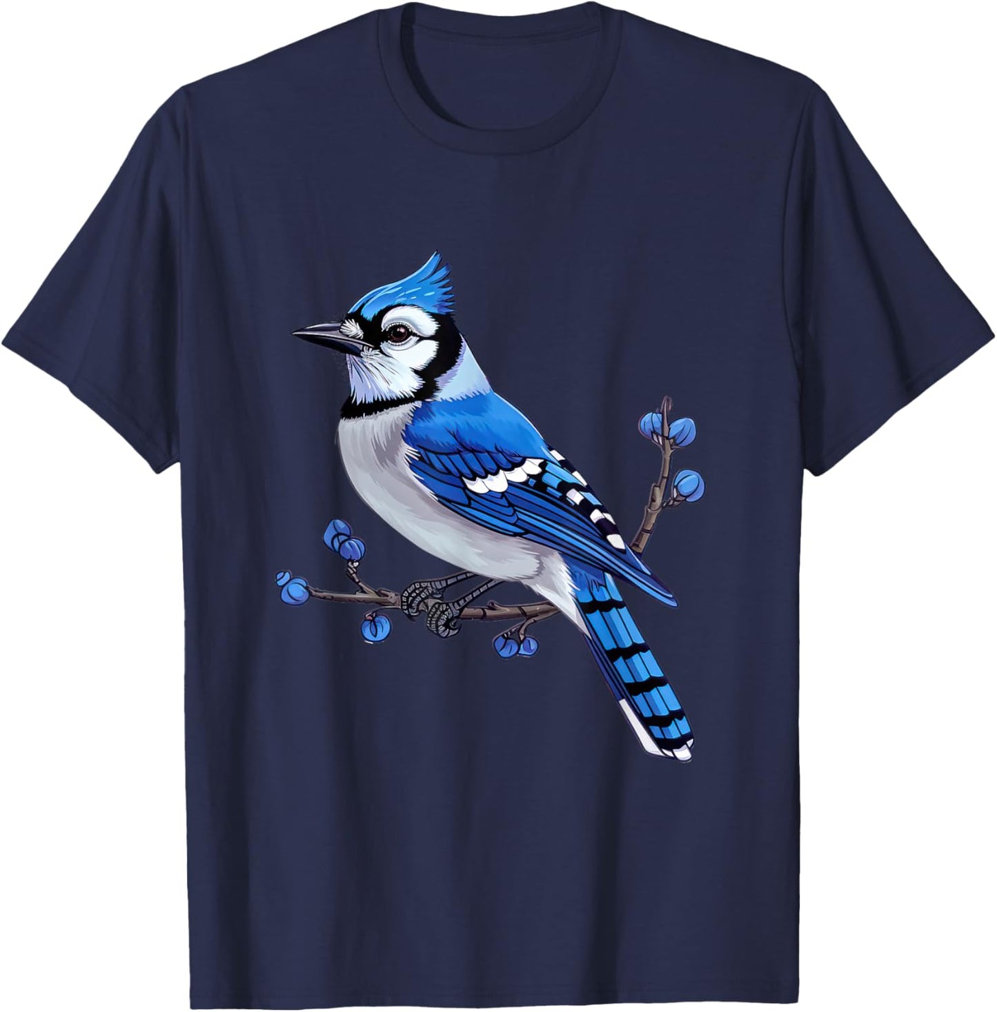 Blue Jay Graphic T-Shirt - T-Shirt | Navy