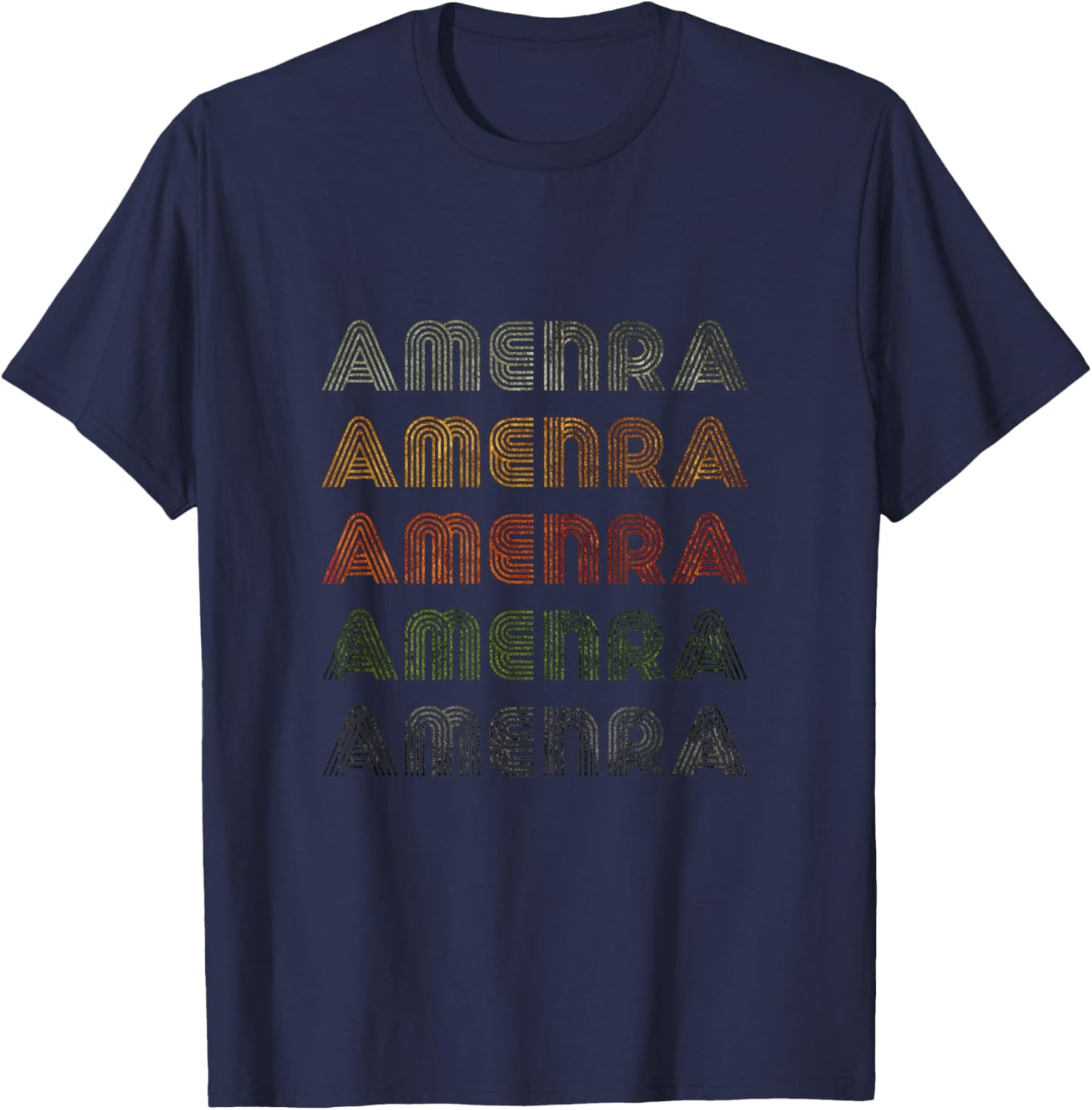 Love Heart Amenra Grunge Vintage Style Black Amenra T-Shirt - T-Shirt | Navy